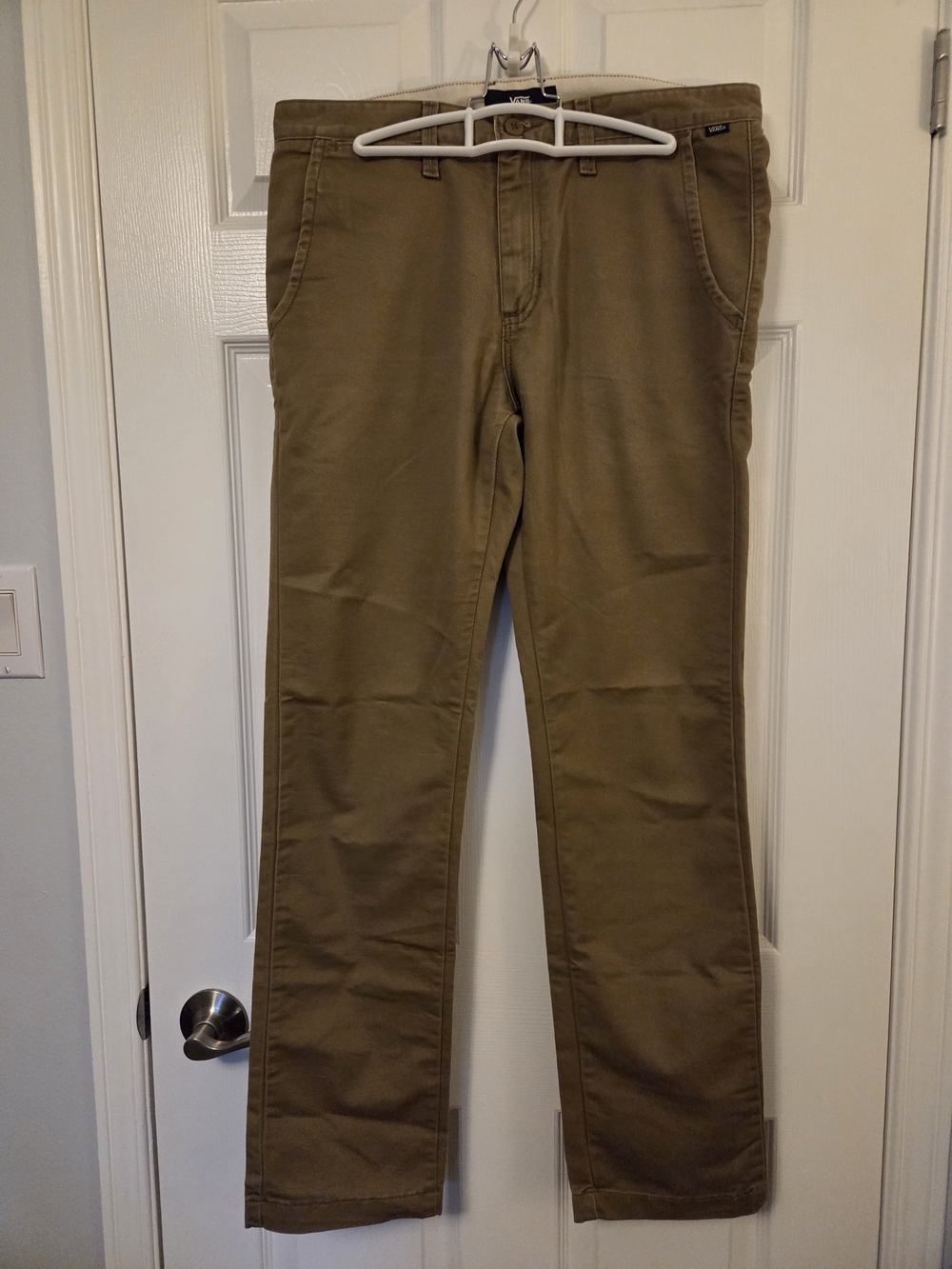 Vans Men's Khaki Straight Chino Pants